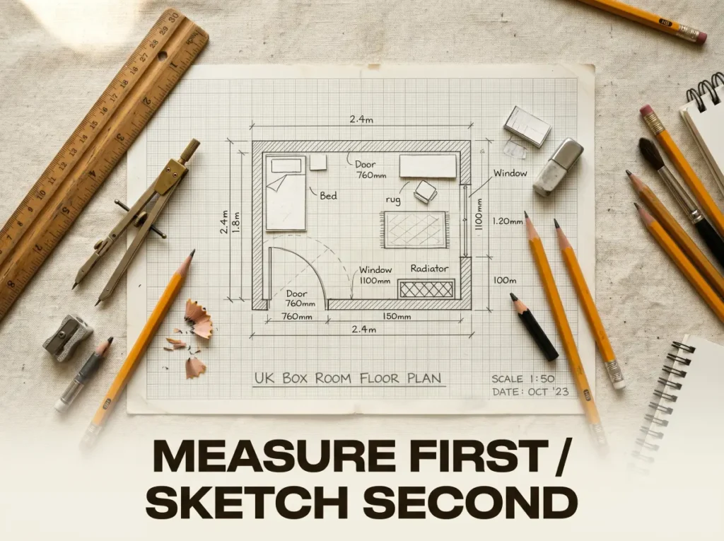 Based on the technical drawing provided, here are the details regarding the room layout